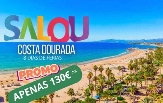 SALOU COSTA DOURADA  DE 13 a 20 DE SETEMBRO  PROMO 650€